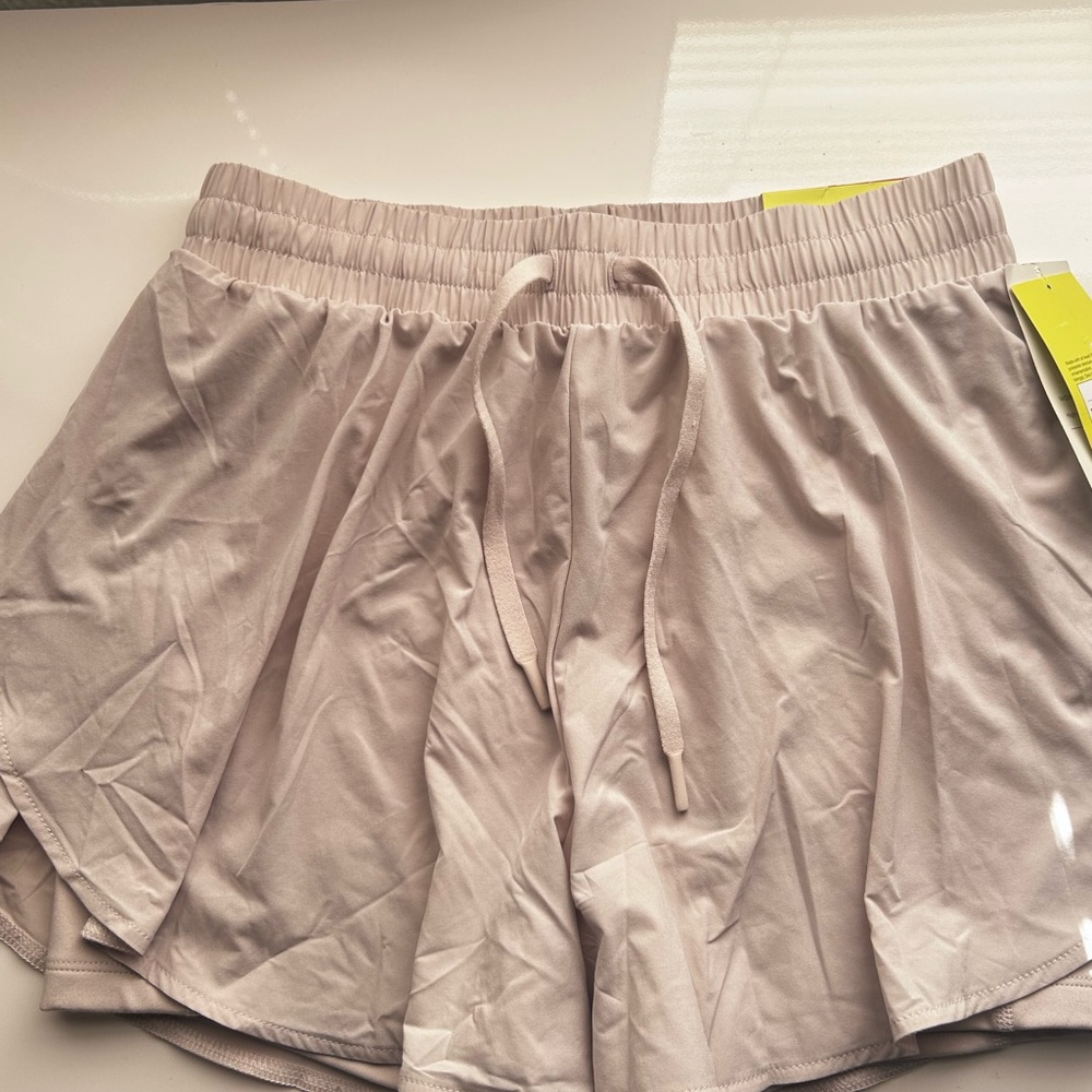 All in Motion Women's Light Beige Athletic Shorts